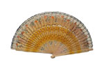 Beige Fan with Fretwork and Hand-painted Flowers in both sides 5.785€ #503281166AV